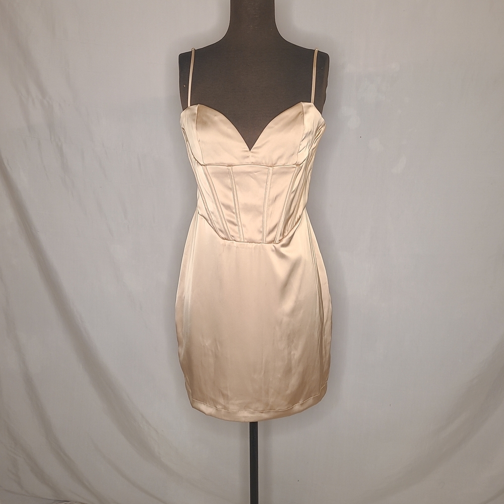 Dynamite Cream Mini Dress